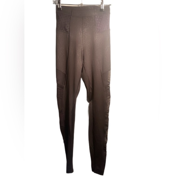 Lululemon Just Breathe Yoga Pant Animal Swirl Deep Coal Light / Black leggings 4 - Picture 2 of 3